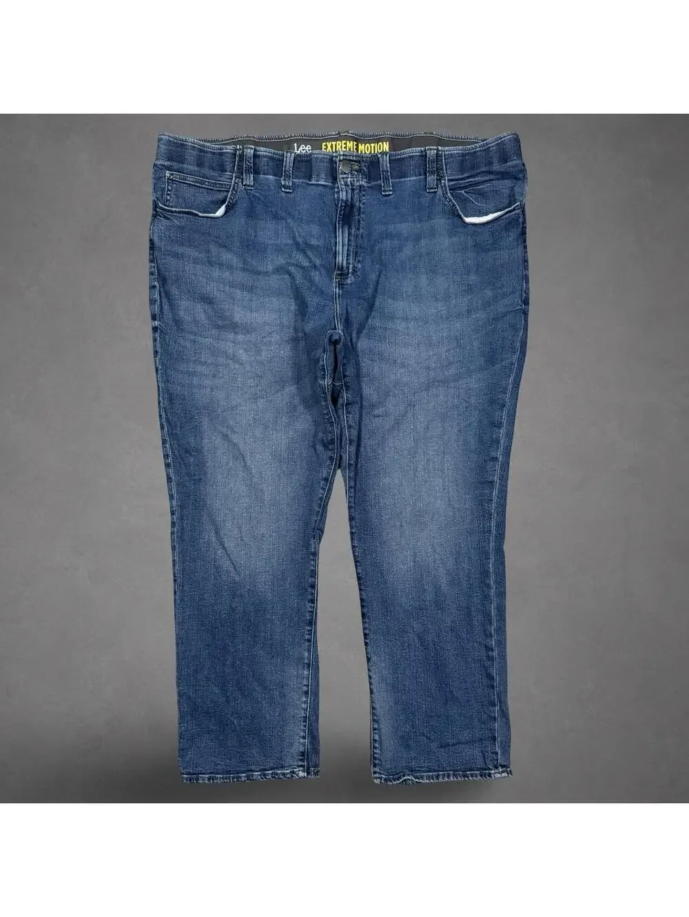 Lee Extreme Motion Straight Fit Tapered Leg Blue Jeans